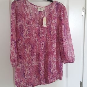 Women's Plus Size St. John's Bay top 1x